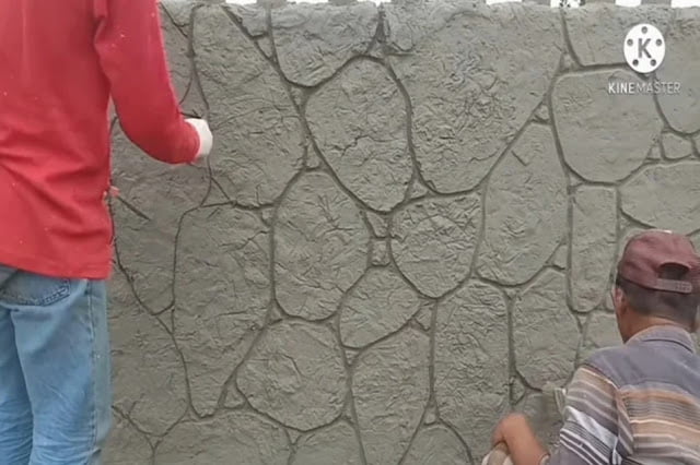 plastering motifs for the front wall of the house