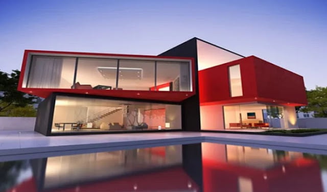 indian simple house colour combination outside