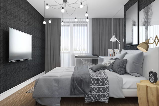cozy grey bedroom decor
