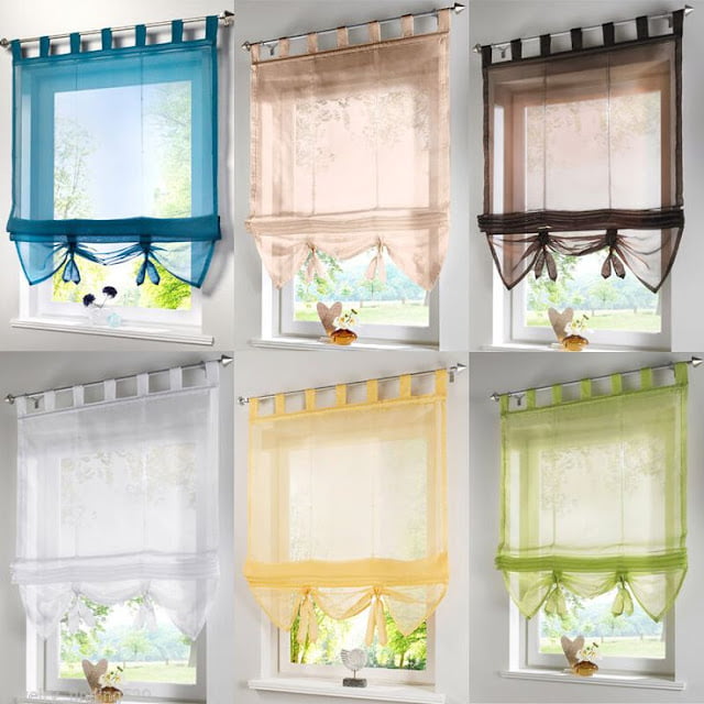 short window curtains ideas