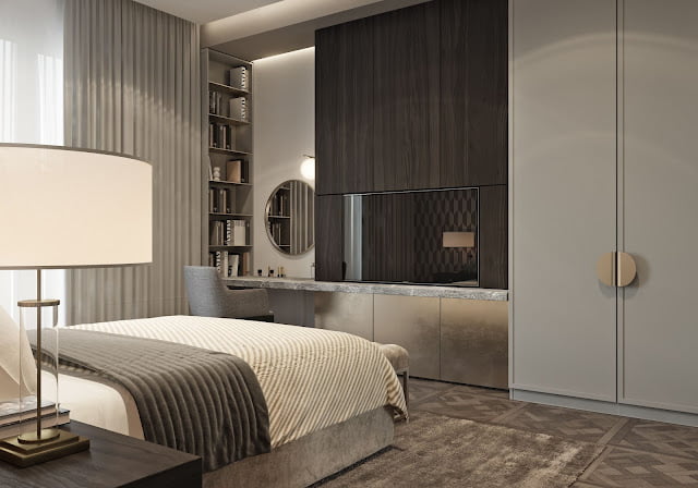 mounted tv ideas bedroom