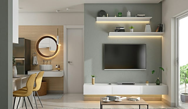 A Modern 2 BHK Home With Stylish Interiors A Modern 2 BHK Home With Stylish Interiors