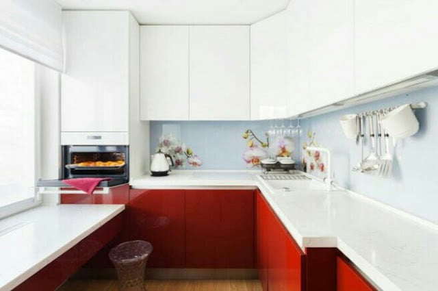 Interior design of a small kitchen Interior design of a small kitchen