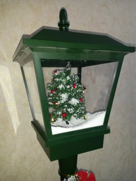 Christmas lamp post cover