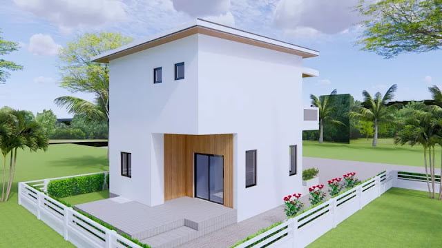 gambar rumah kecil 2 lantai 6x9 meter 2 kamar tidur 2 kamar mandi