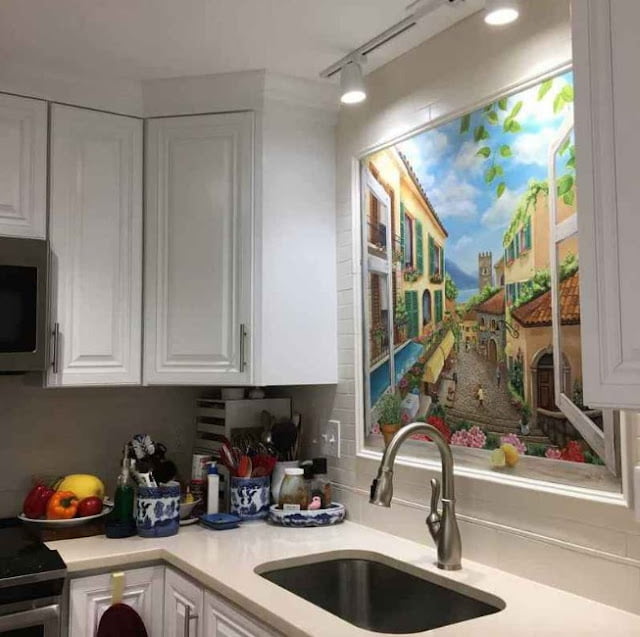 Kitchen Wall Mural Ideas