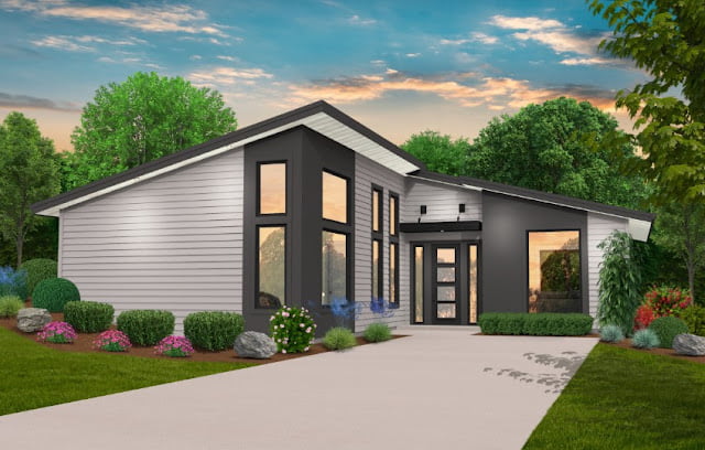 one story contemporary house plans