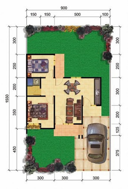 small 2 bedroom house plans and designs