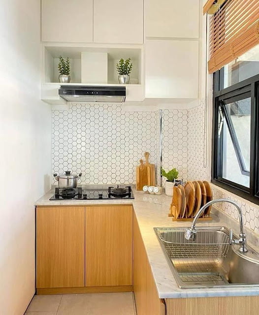 limited space small l shaped kitchen design