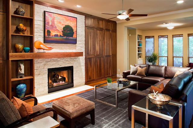 living room decor ideas with fireplace