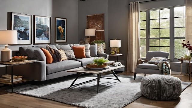 living room decor ideas grey couch