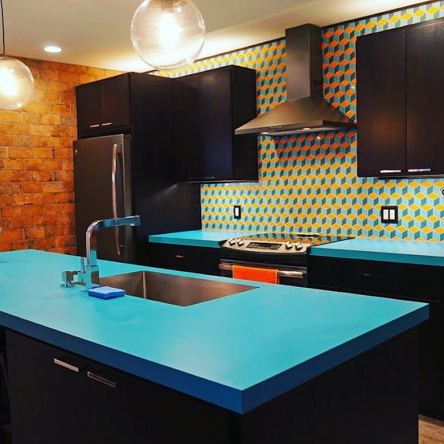 Ideas for a Blue Countertop Ideas for a Blue Countertop