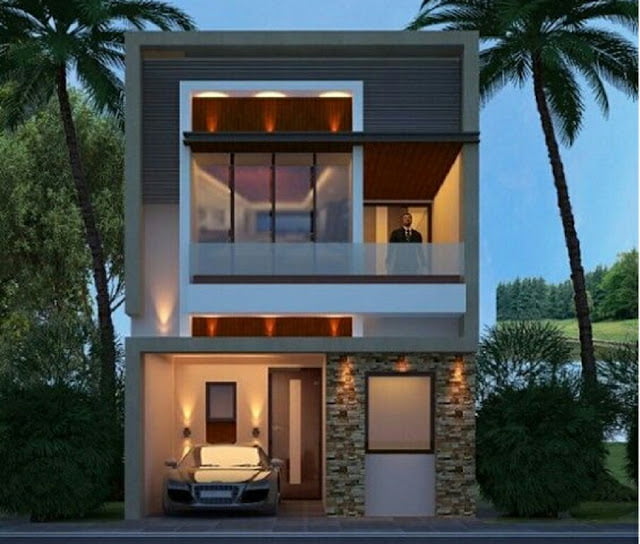small two storey house plans with balcony