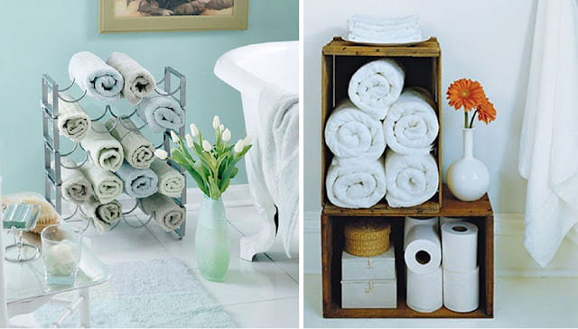 bathroom towel decorating ideas