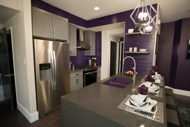 purple kitchen designs purple kitchen designs