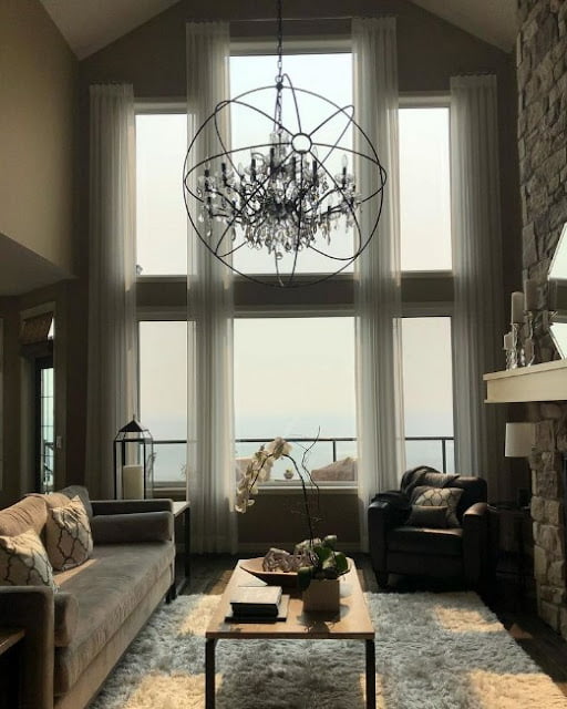 luxury & beautiful living room curtains design ideas