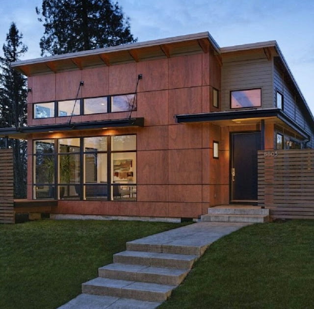 Classic Minimalist 2-Story Wooden House