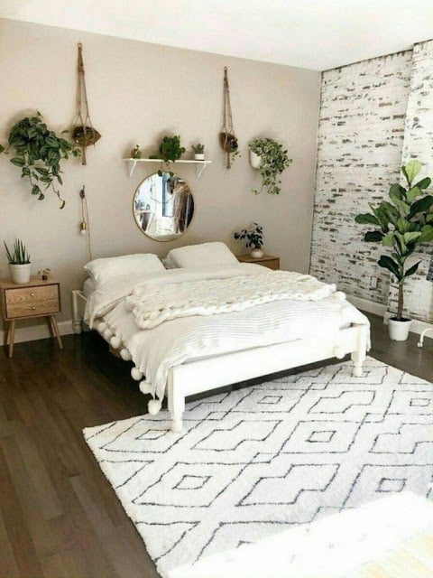 dekorasi bilik tidur kecil tanpa katil