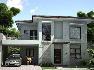 2 Storey Minimalist House Designs