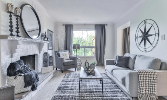 Interior decoration of living room