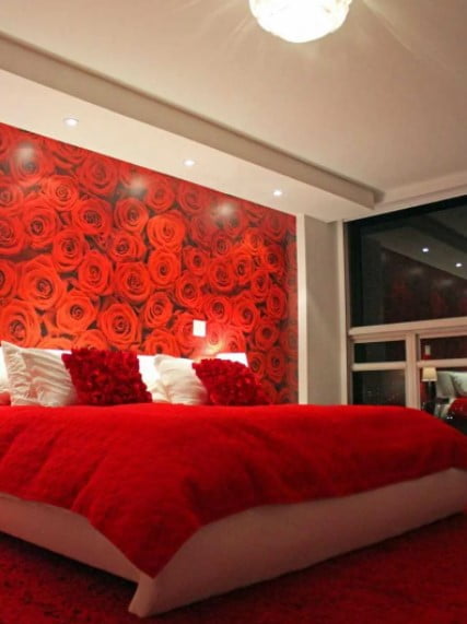 red two colour combination for bedroom walls red two colour combination for bedroom walls