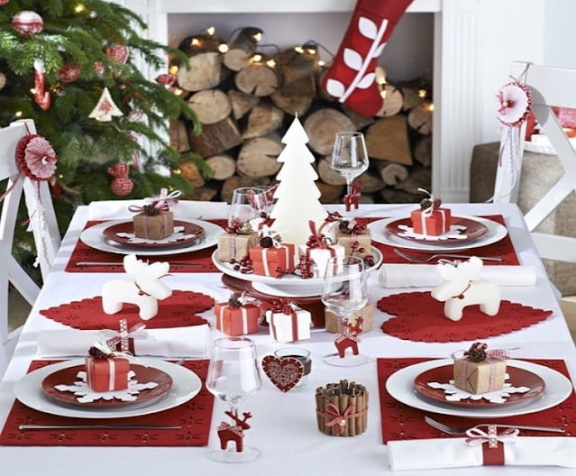 dining room christmas decor images