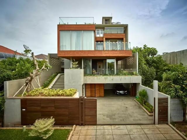 simple 2nd floor house front design