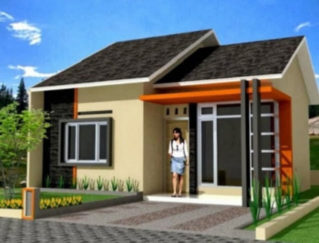 low budget single floor house design