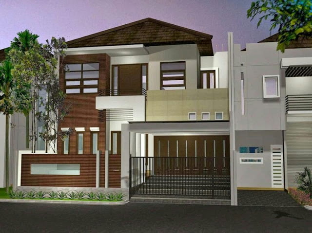 simple 2 storey minimalist house design