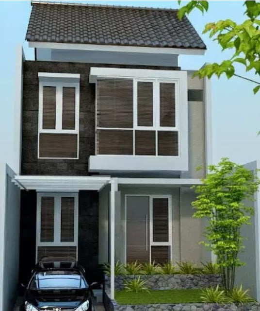 simple 2nd floor house front design