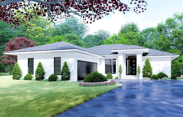 one story contemporary house plans