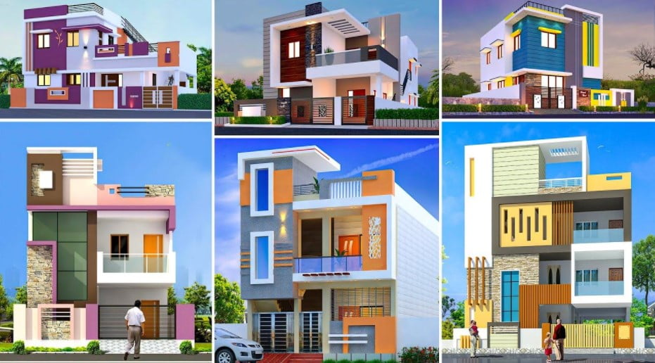 double floor normal house front elevation designs double floor normal house front elevation designs