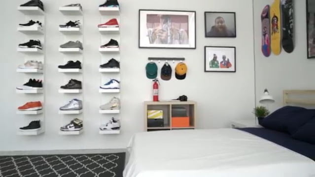 shoe storage ideas for bedroom