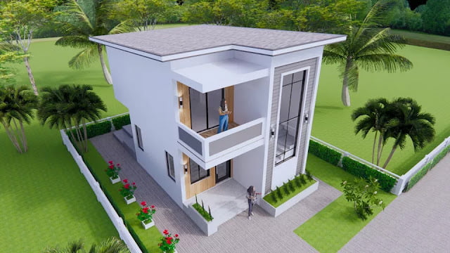 gambar rumah kecil 2 lantai 6x9 meter 2 kamar tidur 2 kamar mandi