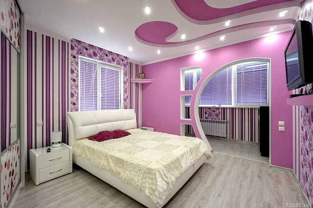 unique modern small bedroom ceiling design