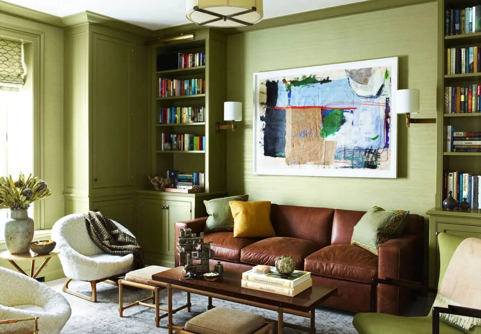 olive wall paint color